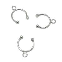Stainless Steel Clip On Earring Finding, 304 Stainless Steel, machine polished, DIY, original color, 11.50x12mm, Sold By PC