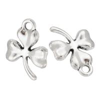 Zinc Alloy Clover Pendant Three Leaf Clover antique silver color plated Unisex silver color nickel lead & cadmium free Approx 1.5mm Sold By KG