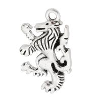 Tibetan Style Animal Pendants, antique silver color plated, Unisex, silver color, nickel, lead & cadmium free, 13x22x2mm, Hole:Approx 1mm, Sold By KG
