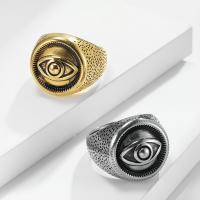 خاتم إصبع الفولاذ المقاوم للصدأ, 304 الفولاذ المقاوم للصدأ, مصقول, مجوهرات الموضة & حجم مختلفة للاختيار & للرجل, المزيد من الألوان للاختيار, 20mm, تباع بواسطة PC