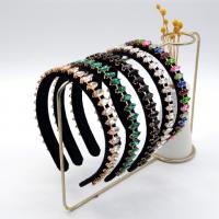 Hair Bands Velveteen fashion jewelry & for woman & with rhinestone Sold By PC