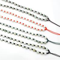 Шнур-терилен Шнурок для ожерелий, с Жадеит, DIY, Много цветов для выбора, 5mm, длина:Приблизительно 45-60 см, продается PC