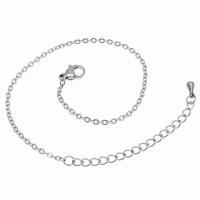 Stainless Steel Jewelry Bracelet, 304 Stainless Steel, fashion jewelry & Unisex & different size for choice, original color, Sold By PC