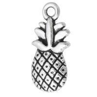 Tibetan Style Fruit Shape Pendants, Pineapple, antique silver color plated, Unisex, silver color, nickel, lead & cadmium free, 9x20x3mm, Hole:Approx 1.5mm, Sold By KG