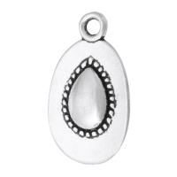 Tibetan Style Pendants, antique silver color plated, Unisex, silver color, nickel, lead & cadmium free, 14x23.50x3mm, Hole:Approx 2mm, Sold By KG