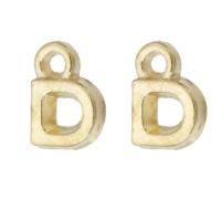 Zinc Alloy Pendants Letter D gold color plated Unisex nickel lead & cadmium free Approx 2mm Sold By KG