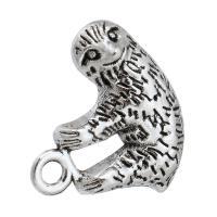 Tibetan Style Animal Pendants, antique silver color plated, Unisex, silver color, nickel, lead & cadmium free, 19x17x6mm, Hole:Approx 2mm, Sold By KG