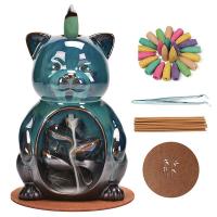 Backflow Incense Burner Porcelain Owl polished for home and office & durable Sold By PC