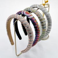 Hair Bands, Velveteen, fashion jewelry & for woman & with rhinestone, more colors for choice, 145x25x165mm, Sold By PC