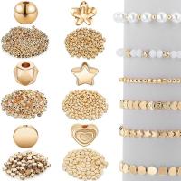 Perles en plastique revêtue de cuivre, plastique revêtu de cuivre, Placage, DIY, plus de couleurs à choisir, 4-6mm, 1200PC/sac, Vendu par sac