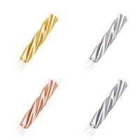 925 Sterling Silver Straight Tube, plated, DIY & different size for choice, more colors for choice, 5, 5PCs/Lot, Sold By Lot