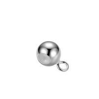 925 Sterling Silber Stopper-Perlen, plattiert, verschiedene Größen vorhanden, keine, 10PCs/Menge, verkauft von Menge