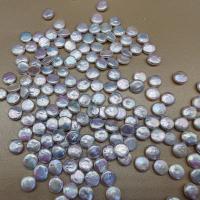 Cultured Button Freshwater Pearl Beads, Baroque, DIY & no hole, 10-11mm, Sold By PC