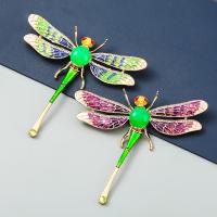 Enamel Brooch, Tibetan Style, with Resin, Dragonfly, high quality plated, fashion jewelry & for woman, more colors for choice, 82x87mm, Sold By PC