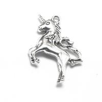 Zinc Alloy Animal Pendants Unicorn plated vintage & Unisex nickel lead & cadmium free Sold By PC