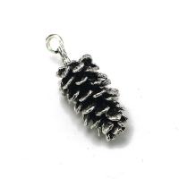 Tibetan Style Pendants, Pinecone, plated, vintage & Unisex, more colors for choice, nickel, lead & cadmium free, 15x39mm, Sold By PC