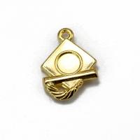 Tibetan Style Pendants, doctorial hat, plated, vintage & Unisex, more colors for choice, nickel, lead & cadmium free, 14.50x20x2.40mm, Sold By PC