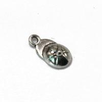 Tibetan Style Hat Pendants, antique silver color plated, vintage & Unisex, silver color, nickel, lead & cadmium free, 6.50x13x4.80mm, Sold By PC