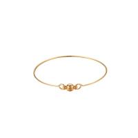 Brass Bangle, for woman, 60mm, Sold By PC