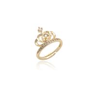 Brass δάχτυλο του δακτυλίου, Ορείχαλκος, χρώμα επίχρυσο, Ρυθμιζόμενο & διαφορετικά στυλ για την επιλογή & για τη γυναίκα, Sold Με PC