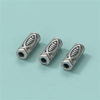 925 Sterling Silver Spacer Bead, DIY, 4x10.80mm, Hole:Approx 2.3mm, 5PCs/Lot, Sold By Lot