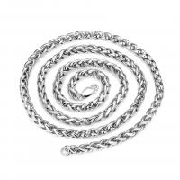 925 Sterling Silber Halskette Kette, unisex & verschiedene Größen vorhanden, Silberfarbe, verkauft von PC