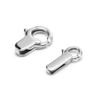 Stainless Steel Lobster Claw Clasp, 316L Stainless Steel, polished, different packing style for choice & different size for choice, original color, Sold By Lot