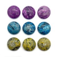 Agate Cabochon, Crazy Agate, Round, Natural & DIY, more colors for choice, 19mm, Sold By PC