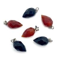 Agate Jewelry Pendants with Brass Natural & DIY Sold By PC
