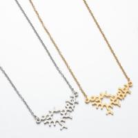 Stainless Steel Jewelry Necklace 304 Stainless Steel Vacuum Plating fashion jewelry & Unisex Length 18 Inch Sold By PC