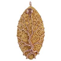 Lava Pendant with Brass fashion jewelry & Unisex Sold By PC