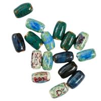 Porcelæn smykker perler, Kolonne, du kan DIY, flere farver til valg, 20x12.50mm, Hole:Ca. 3.5mm, 10pc'er/Bag, Solgt af Bag