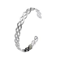 Titanium Steel Couple Bangle, plated, Adjustable & hollow, more colors for choice, 62mm, Sold By PC