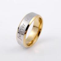 Titanium Steel Finger Ring, plated, more colors for choice, Sold By PC