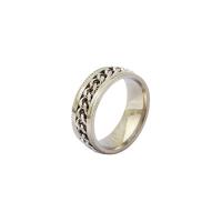 Titanium Steel Finger Ring plated & for man Approx 1mm Sold By PC