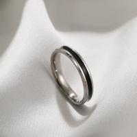 Titanium Steel Finger Ring, plated, Unisex & different size for choice, more colors for choice, Hole:Approx 1mm, Sold By PC