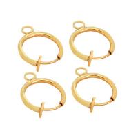 Brass Earring Clip Component, plated, more colors for choice, Sold By PC
