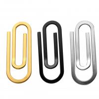 304 Stainless Steel Paper Clip Vacuum Plating DIY Sold By PC