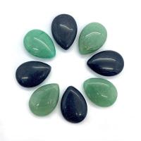 Natural Gemstone Cabochons, Teardrop, DIY, more colors for choice, 18x25mm, Sold By PC