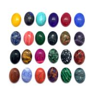 Natural Gemstone Cabochons, Natural Stone, Oval, DIY & different materials for choice & different size for choice, more colors for choice, Sold By PC