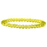 Crystal Bracelets Round elastic & Unisex & faceted Length 7.5 Inch Sold By PC