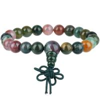 Gemstone Bracelets, handmade, different materials for choice & Unisex, 8mm, Approx 21PCs/Strand, Sold Per Approx 7.09 Inch Strand