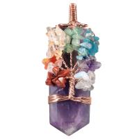 Gemstone Pendants Jewelry with Zinc Alloy & Unisex Approx 7mm Sold By PC