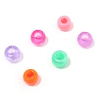 Plastic Beads Flat Round DIY Approx 4mm Sold By Bag