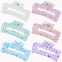 Hair Claw Clips, PC Plastic, for woman, more colors for choice, 105x54mm,45mm, Sold By PC