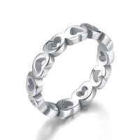 Titanium Steel Finger Ring gold color plated & hollow Sold By PC
