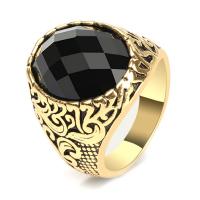 Zinc Alloy Finger Ring with Resin plated fashion jewelry & for man nickel lead & cadmium free Sold By PC