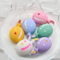 Mobile Phone DIY Decoration, Resin, Balloon, epoxy gel, more colors for choice, 20x40mm, 10PCs/Lot, Sold By Lot