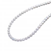 Cultured Round Freshwater Pearl Beads DIY white 4mm Sold Per Approx 39-40 cm Strand
