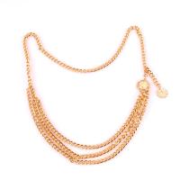 Zinc Alloy Waist Chain three layers & fashion jewelry & for woman nickel lead & cadmium free Sold Per Approx 35.43 Inch Strand